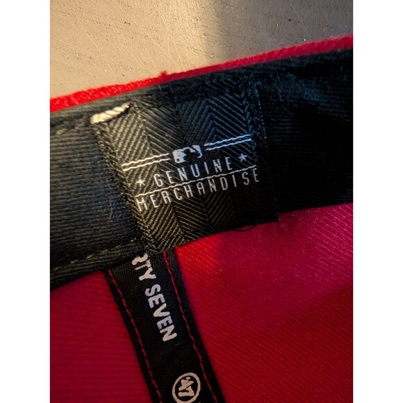 47 Brand MLB LA Angels Red Hat Fitted Cap Baseball Game Day Genuine Merchandise - Picture 3 of 13